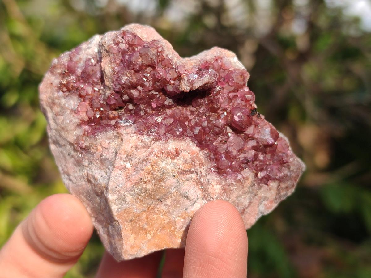 Natural Spherocobaltite Specimens x 6 From Musonoi Mine, Congo