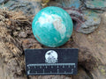 Polished Amazonite Spheres x 4 From Madagascar