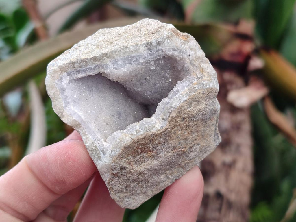 Polished One Side Blue Lace Agate Geodes x 12 From Nsanje, Malawi