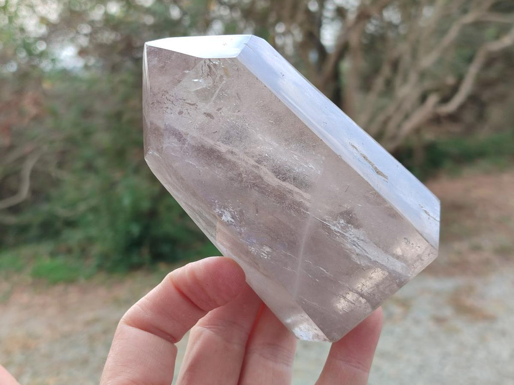 Polished Smokey Quartz Display Crystals x 3 From Madagascar