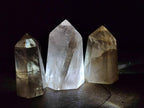 Polished Smokey Quartz Display Crystals x 3 From Madagascar