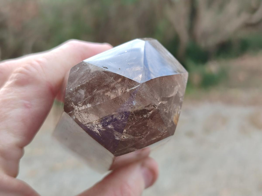 Polished Smokey Quartz Display Crystals x 3 From Madagascar