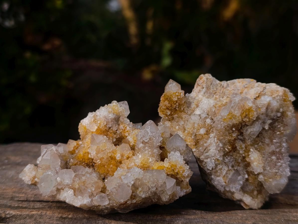 Natural Mix of Spirit Quartz Clusters x 12 From Boekenhouthoek, South Africa