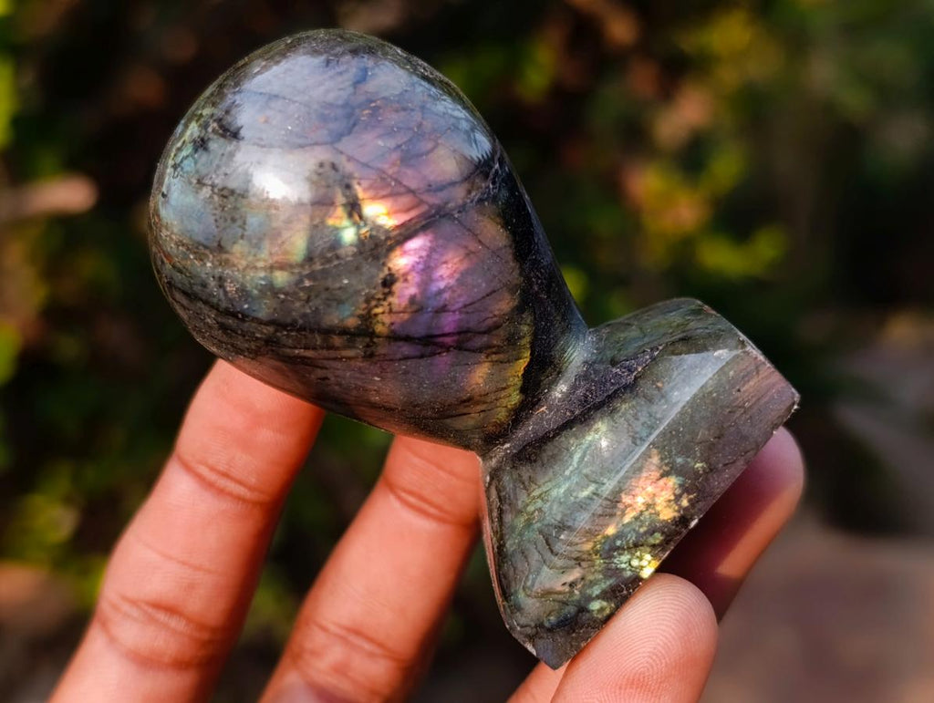Polished Labradorite Stamp Handles x 11 From Madagascar