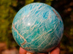 Polished Amazonite Spheres x 3 From Madagascar