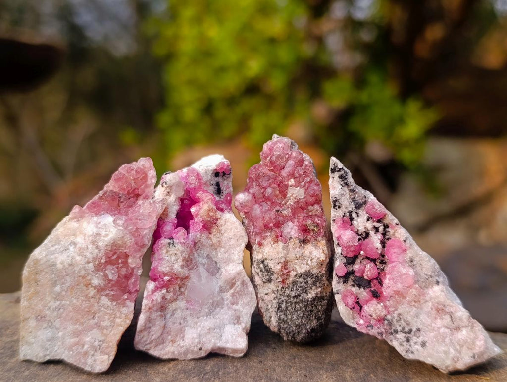 Natural Spherocobaltite Specimens x 12 From Musonoi Mine, Congo