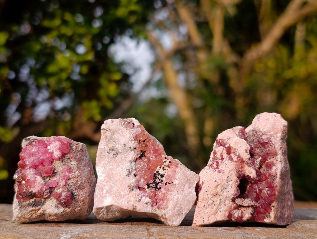 Natural Spherocobaltite Specimens x 12 From Musonoi Mine, Congo