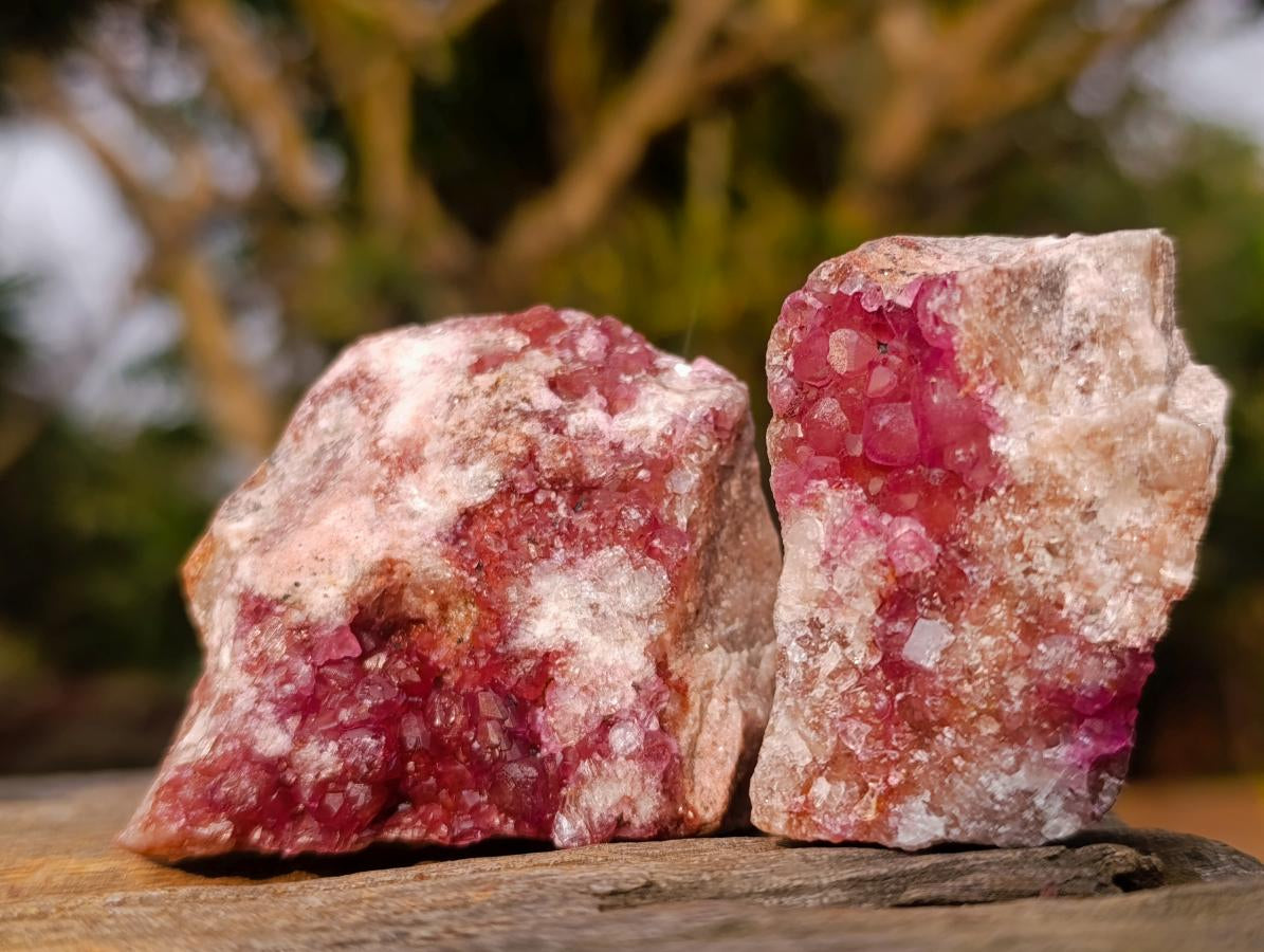 Natural Spherocobaltite Specimens x 12 From Musonoi Mine, Congo