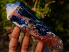 Polished Sodalite Double Terminated Crystals x 4 From Kunene River, Namibia