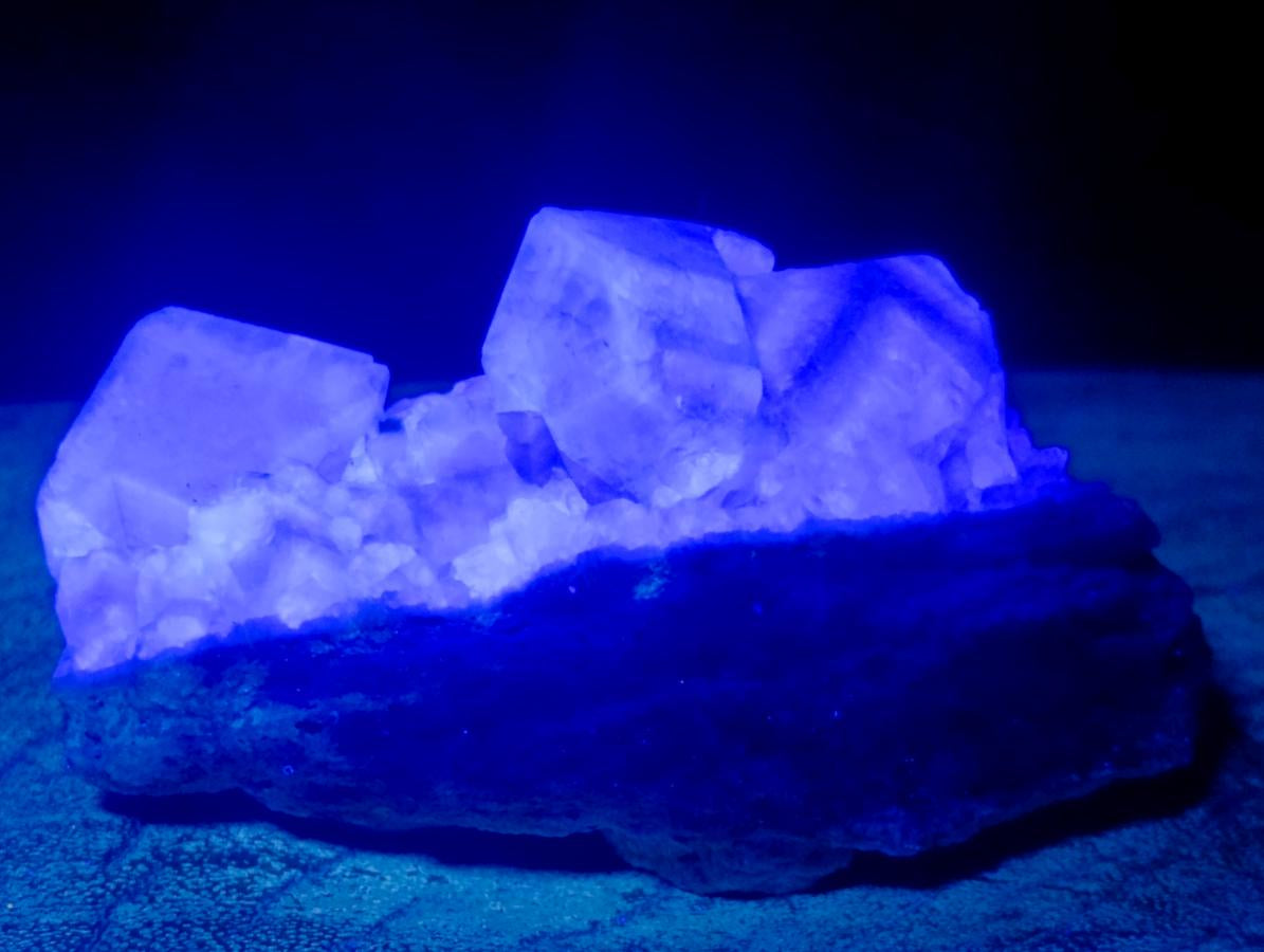 Natural Green Cubic Fluorite Specimens x 6 From Mandrosonoro, Madagascar