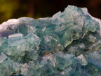 Natural Green Cubic Fluorite Specimens x 6 From Mandrosonoro, Madagascar