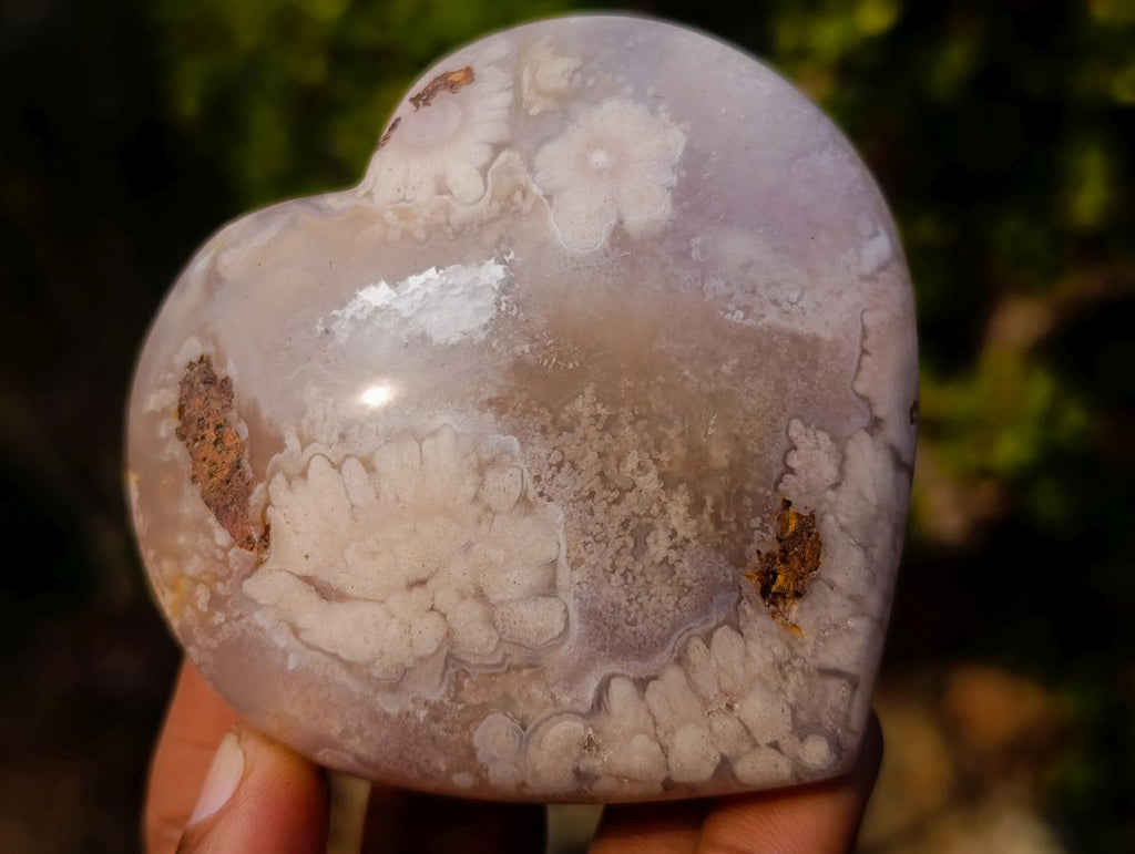 Polished Mixed Multi Mineral Hearts x 6 From Madagascar - Toprock Gemstones and Minerals 