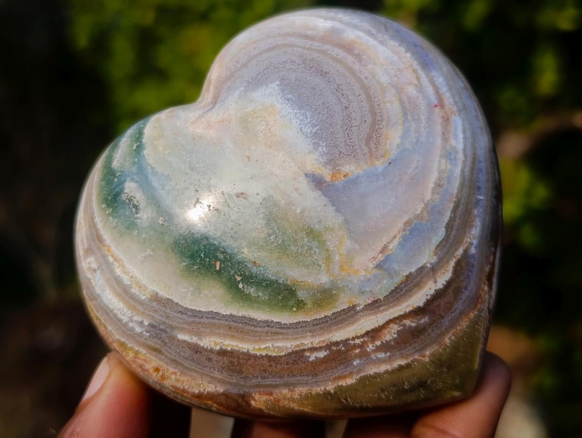 Polished Mixed Multi Mineral Hearts x 6 From Madagascar - Toprock Gemstones and Minerals 
