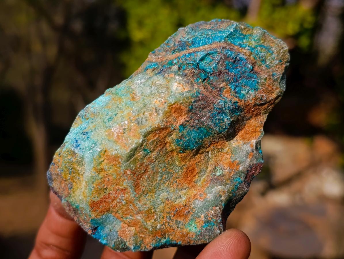 Natural Cobbed Shattuckite Specimens x 24 From Kaokoveld, Namibia - Toprock Gemstones and Minerals 