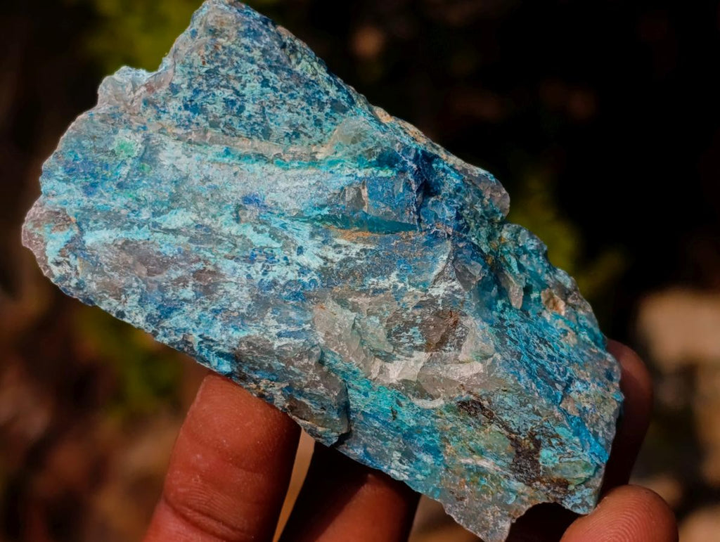 Natural Cobbed Shattuckite Specimens x 24 From Kaokoveld, Namibia - Toprock Gemstones and Minerals 