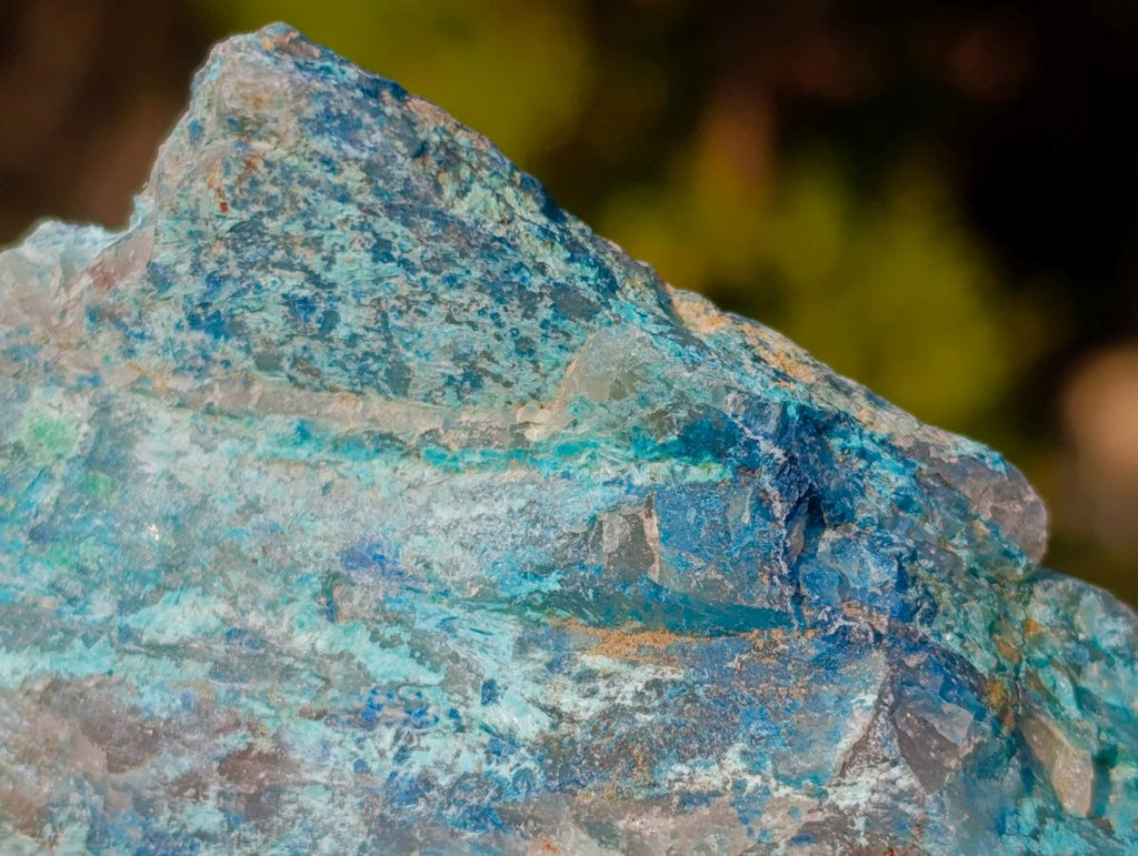 Natural Cobbed Shattuckite Specimens x 24 From Kaokoveld, Namibia - Toprock Gemstones and Minerals 