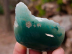 Polished One Side Mtorolite Chrysoprase Slices x 35 From Mutorashanga, Zimbabwe