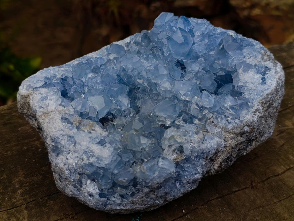Natural Large Blue Celestite Specimen x 1 From Sakoany, Madagascar - Toprock Gemstones and Minerals 