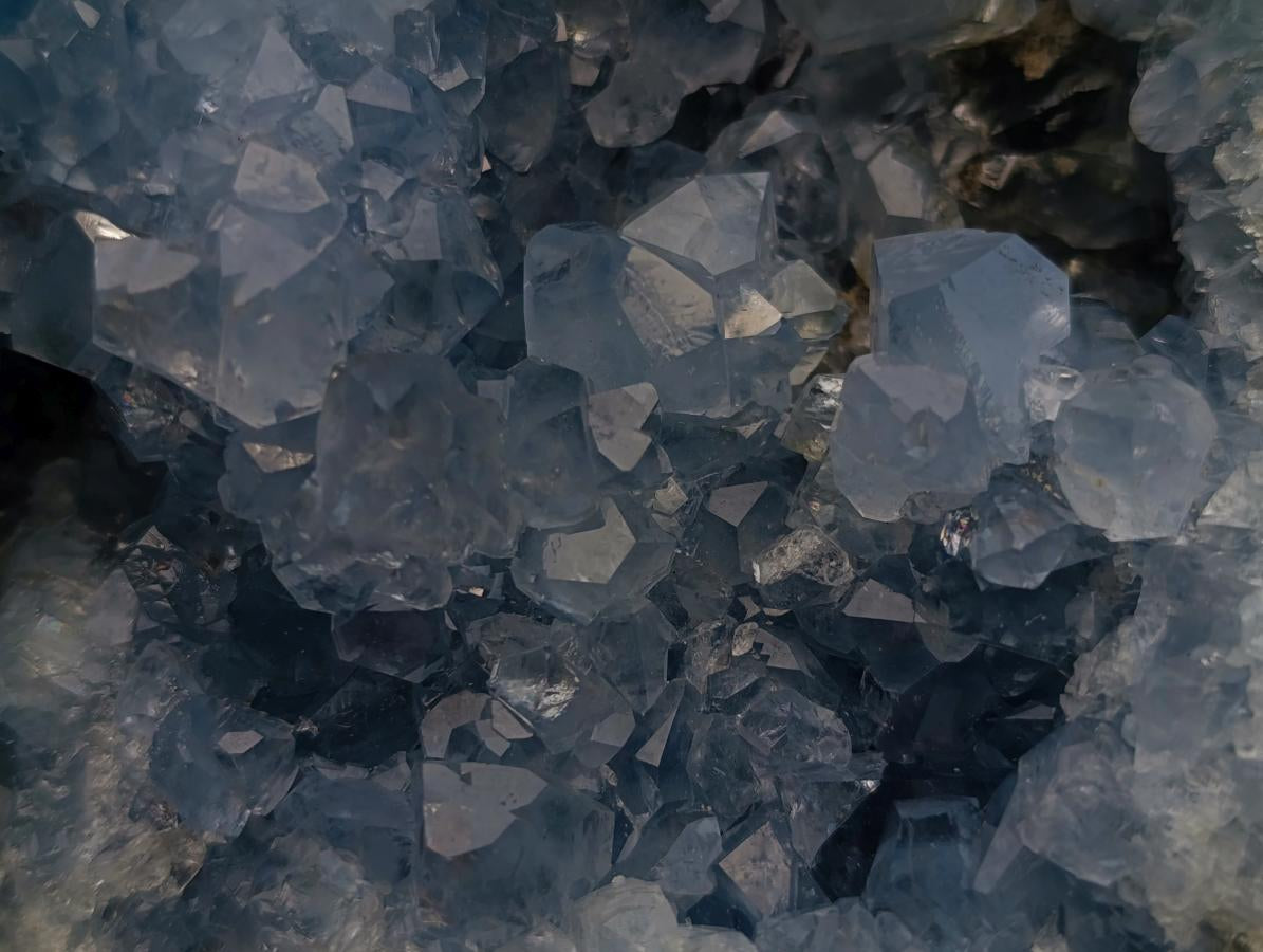 Natural Large Blue Celestite Specimen x 1 From Sakoany, Madagascar - Toprock Gemstones and Minerals 