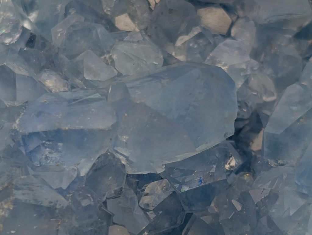 Natural Large Blue Celestite Specimen x 1 From Sakoany, Madagascar - Toprock Gemstones and Minerals 