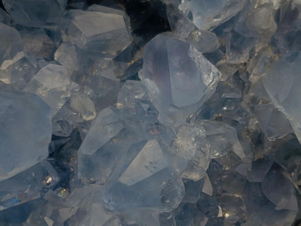 Natural Large Blue Celestite Specimen x 1 From Sakoany, Madagascar - Toprock Gemstones and Minerals 