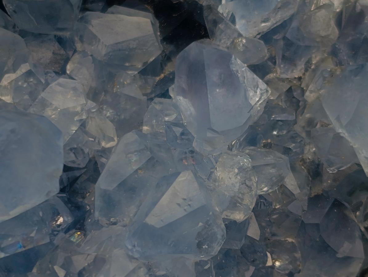 Natural Large Blue Celestite Specimen x 1 From Sakoany, Madagascar - Toprock Gemstones and Minerals 