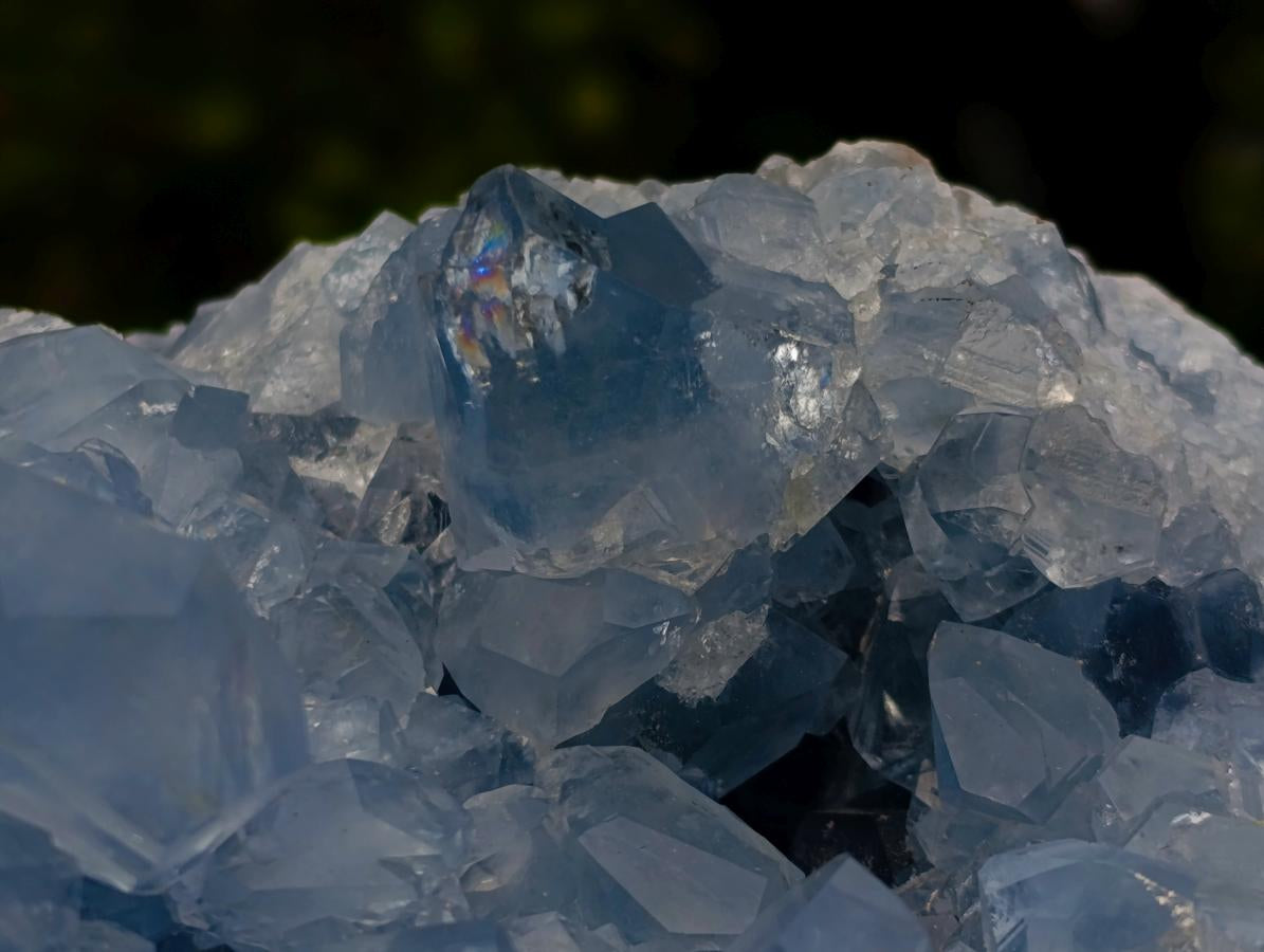 Natural Large Blue Celestite Specimen x 1 From Sakoany, Madagascar - Toprock Gemstones and Minerals 