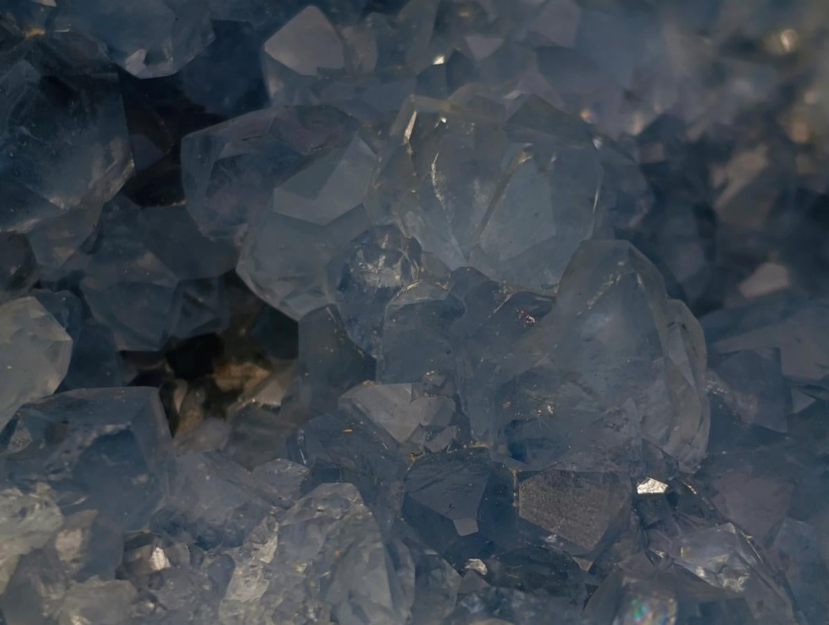 Natural Large Blue Celestite Specimen x 1 From Sakoany, Madagascar - Toprock Gemstones and Minerals 