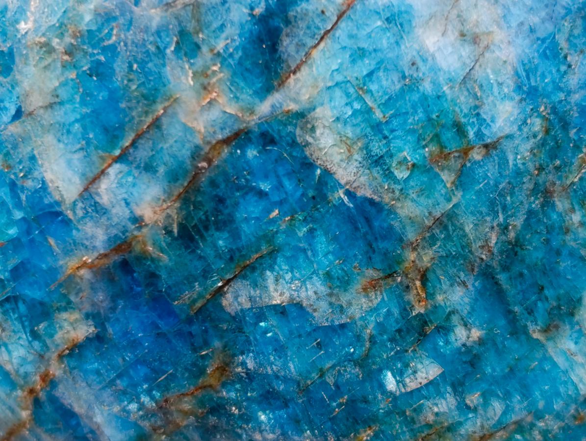 Polished Blue Apatite Standing Display Pieces x 3 From Betroka, Madagascar - Toprock Gemstones and Minerals 