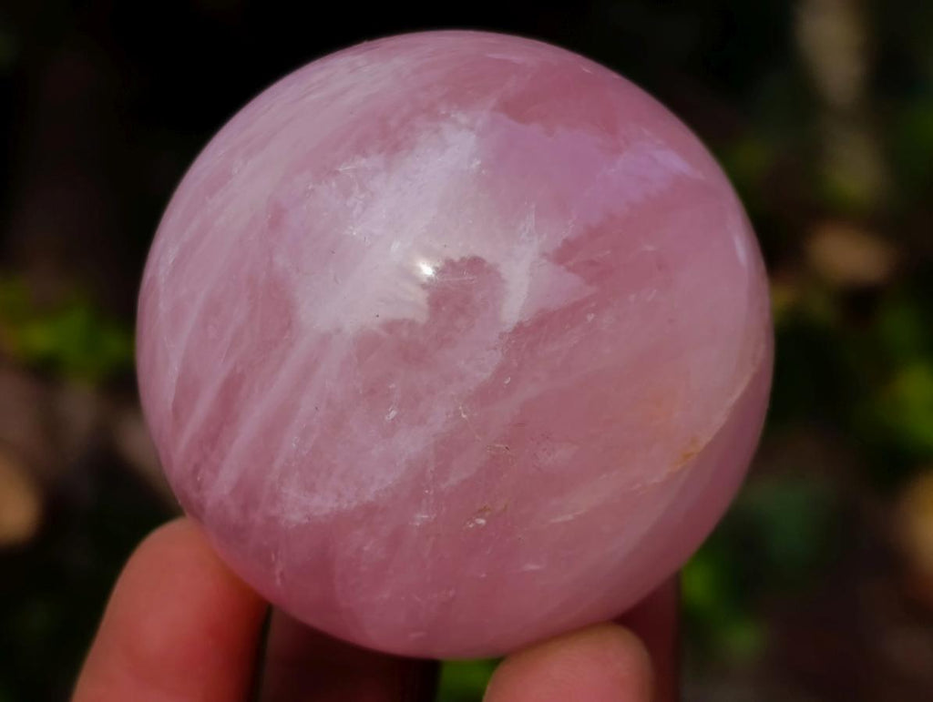 Polished Gemmy Star Rose Quartz Spheres x 12 From Madagascar - Toprock Gemstones and Minerals 