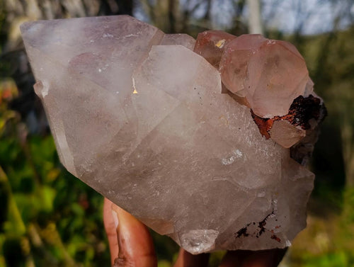 Natural Large Smokey Window Quartz Double Terminated Crystal x 1 From Madagascar - Toprock Gemstones and Minerals 