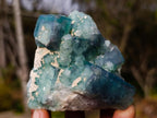 Natural Green Cubic Fluorite Specimens x 3 From Mandrosonoro, Madagascar - Toprock Gemstones and Minerals 