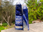 Polished Sodalite Display Crystals x 3 From Kunene River, Namibia - Toprock Gemstones and Minerals 