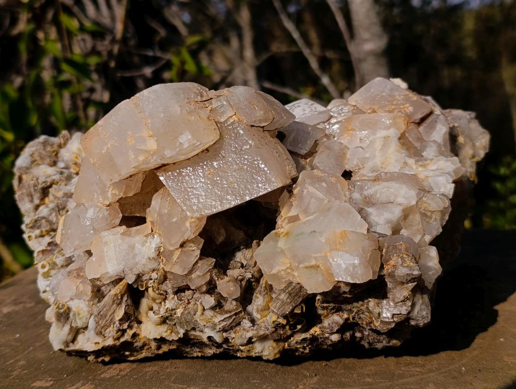 Natural XL Stacked Rhombohedral Calcite Specimen x 1 From Albert's Mountain, Lesotho - Toprock Gemstones and Minerals 