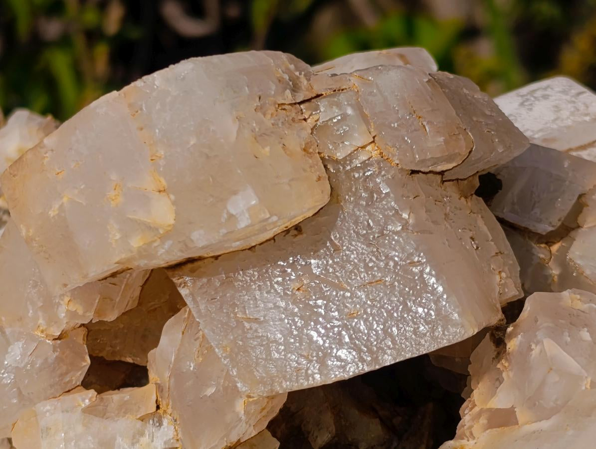 Natural XL Stacked Rhombohedral Calcite Specimen x 1 From Albert's Mountain, Lesotho - Toprock Gemstones and Minerals 