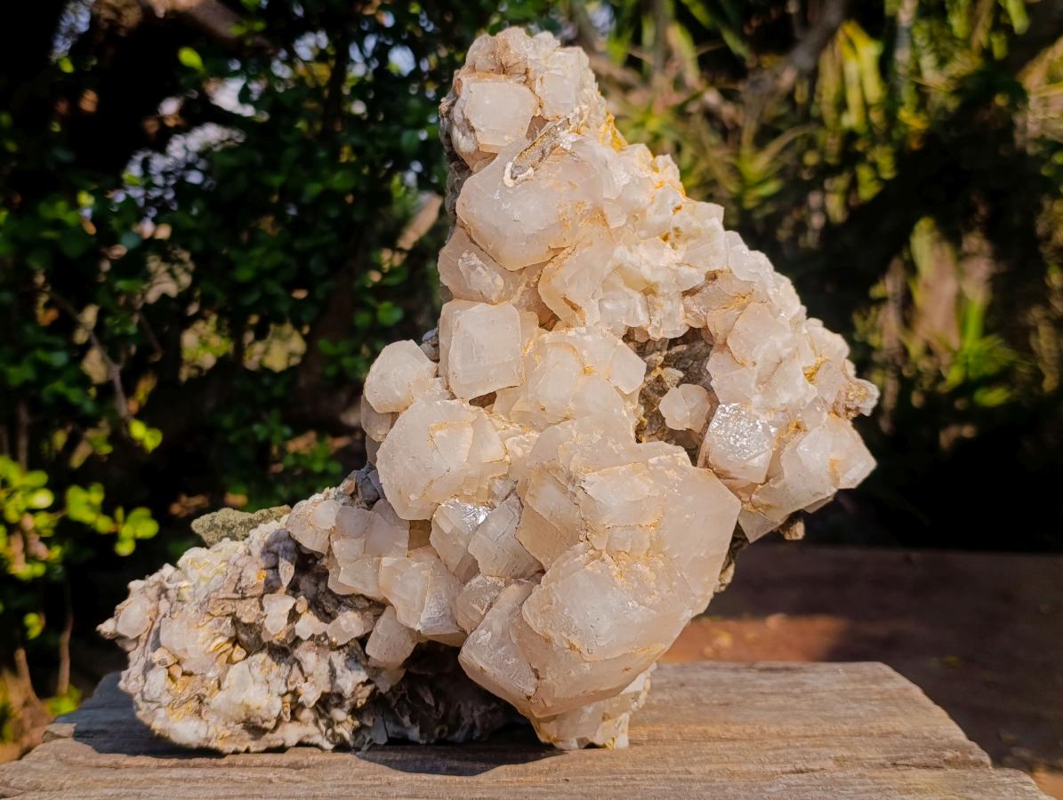 Natural XL Stacked Rhombohedral Calcite Specimen x 1 From Albert's Mountain, Lesotho - Toprock Gemstones and Minerals 