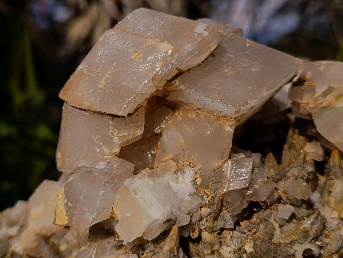 Natural XL Stacked Rhombohedral Calcite Specimen x 1 From Albert's Mountain, Lesotho - Toprock Gemstones and Minerals 