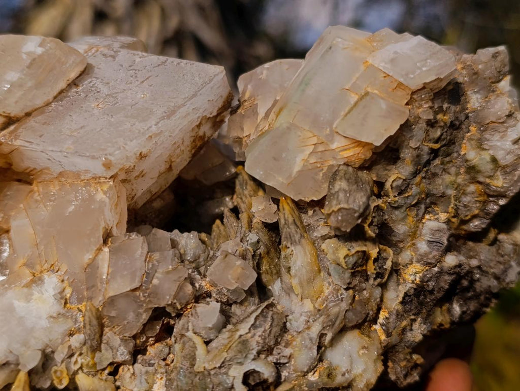 Natural XL Stacked Rhombohedral Calcite Specimen x 1 From Albert's Mountain, Lesotho - Toprock Gemstones and Minerals 
