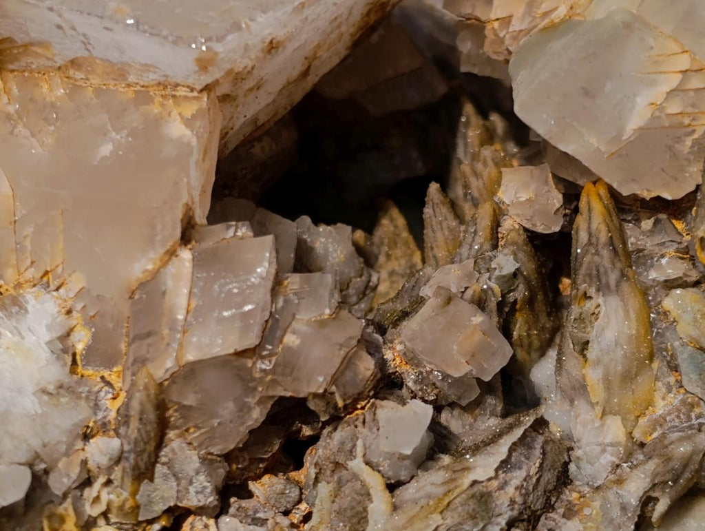Natural XL Stacked Rhombohedral Calcite Specimen x 1 From Albert's Mountain, Lesotho - Toprock Gemstones and Minerals 