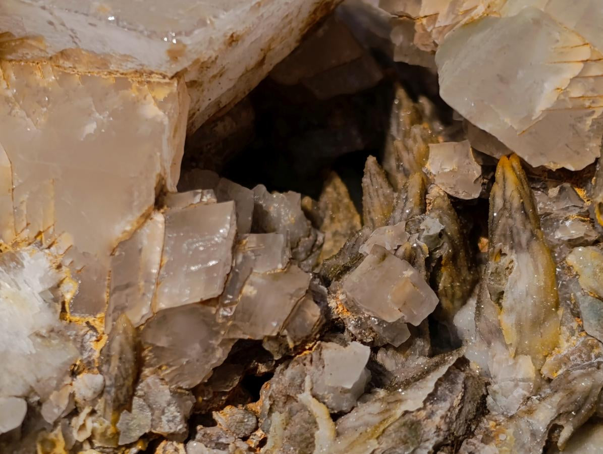 Natural XL Stacked Rhombohedral Calcite Specimen x 1 From Albert's Mountain, Lesotho - Toprock Gemstones and Minerals 