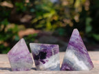 Polished Watermelon Fluorite Pendant Free Forms x 35 From Uis, Namibia - Toprock Gemstones and Minerals 
