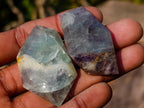 Polished Watermelon Fluorite Pendant Free Forms x 35 From Uis, Namibia - Toprock Gemstones and Minerals 