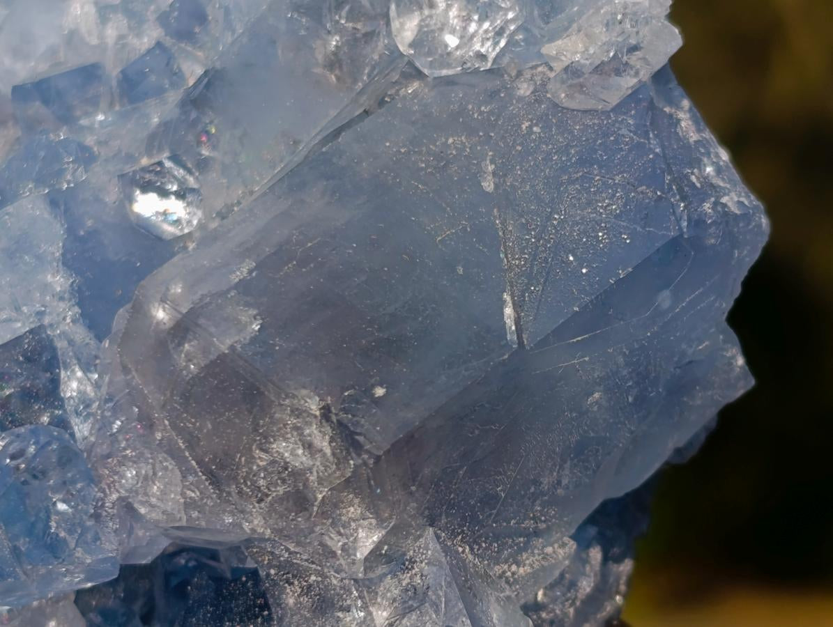 Natural Blue Celestite Specimens x 22 From Sakoany, Madagascar - Toprock Gemstones and Minerals 