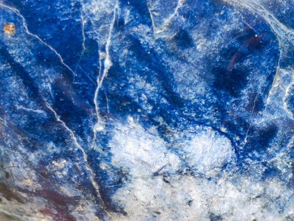 Polished Large Dumortierite Standing Display Piece x 1 From Madagascar