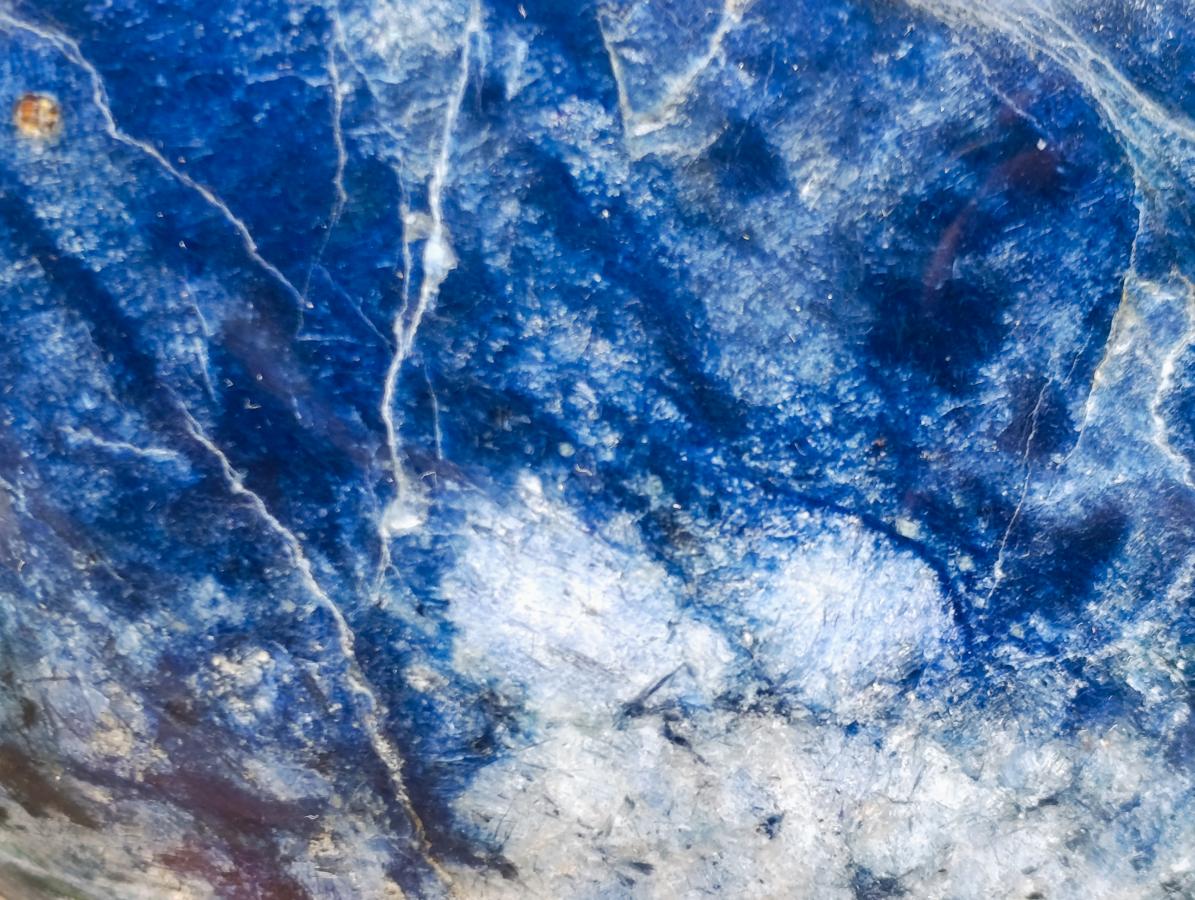 Polished Large Dumortierite Standing Display Piece x 1 From Madagascar