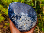 Polished Large Dumortierite Standing Display Piece x 1 From Madagascar