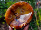 Polished Carnelian Agate Gemstone Bowls x 6 From Madagascar