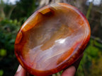 Polished Carnelian Agate Gemstone Bowls x 6 From Madagascar