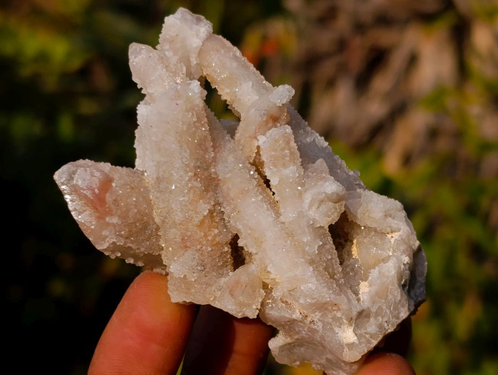 Natural Drusy Fairy Spirit Quartz Clusters x 24 From Boekenhouthoek, South Africa