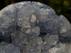 Polished and Natural Large Blue Celestite Heart x 1 From Sakoany, Madagascar